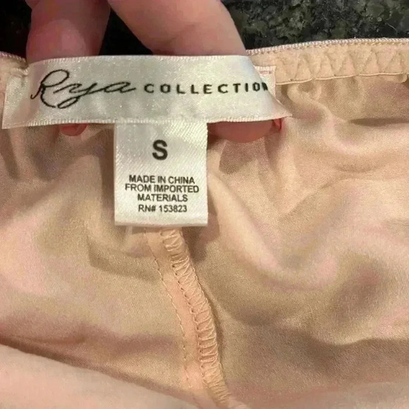 Rya Womens Lingerie Pale Pink S Cami & Shorties Delicate Lace Panels Pretty NWOT - Picture 11 of 11